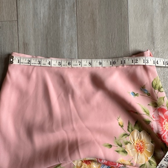 Vintage Y2K Chadwick's Floral Beaded Maxi Skirt Womens 8 Whimsy Romantic Boho - Picture 6 of 8